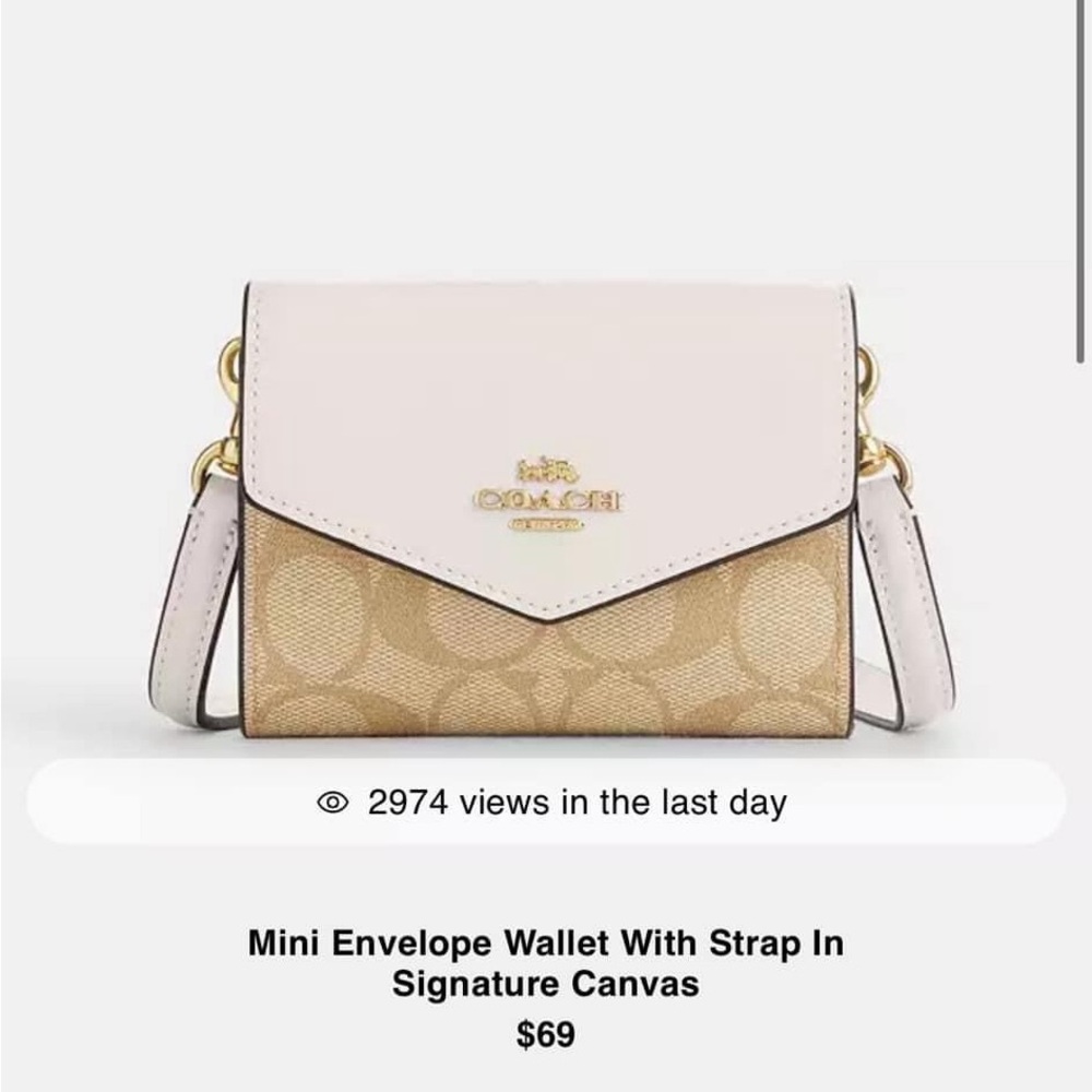Coach Mini ** Basically NEW just used once was too small